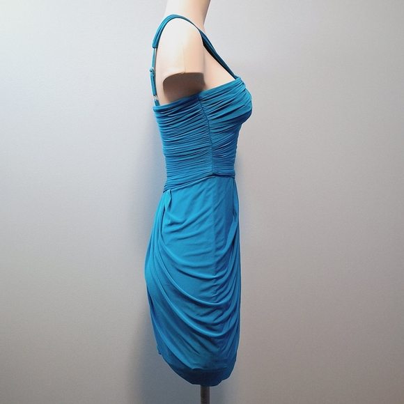 🅱️🅾️G🅾️ BCBG turquoise party dress - Picture 2 of 6